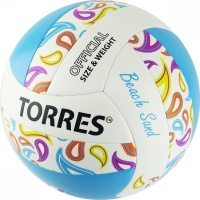 Мяч волейбольный TORRES BEACH SAND BLUE, р.5 V32095B