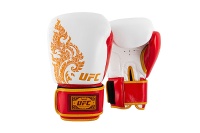 UFC True Thai Перчатки для бокса Red/White,12 унций UTT-75510